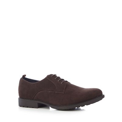 Dark brown lace up shoes